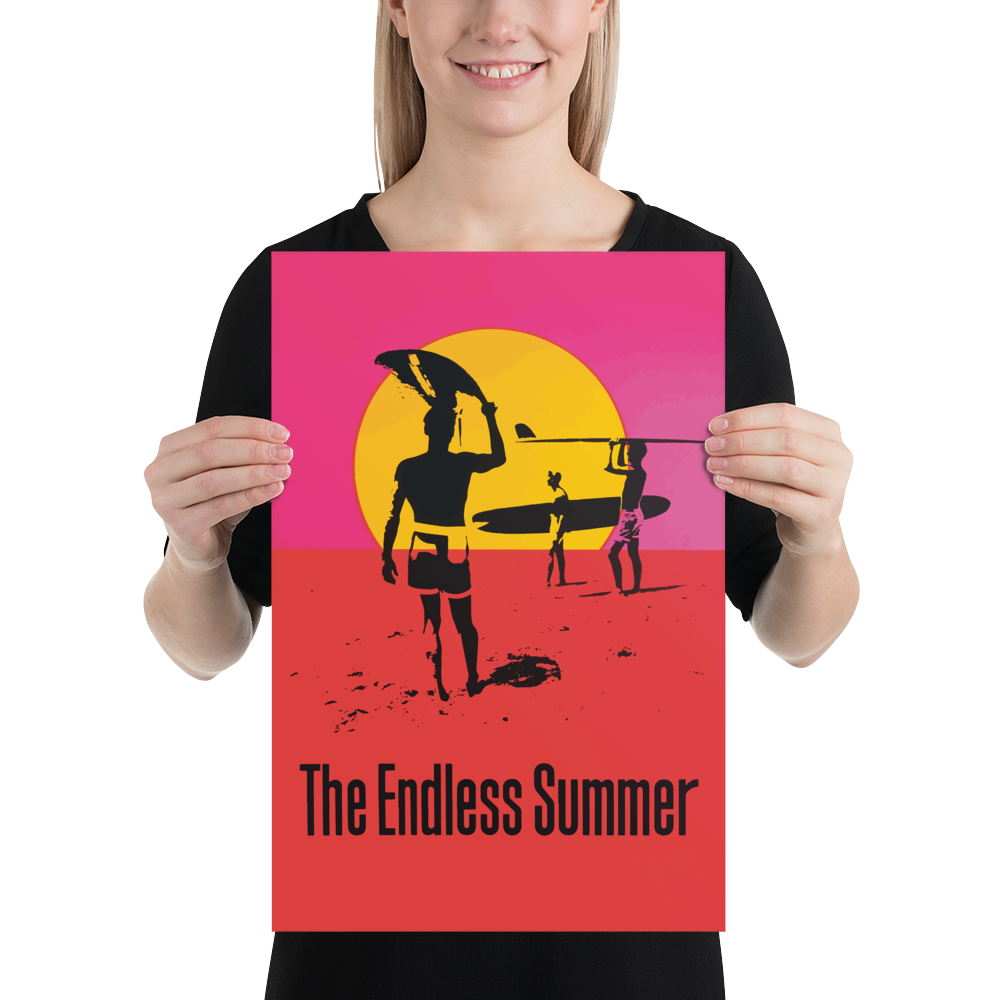 Endless Summer 1966 Surf Documentary Artwork Poster - USA printed - 4 SIZES