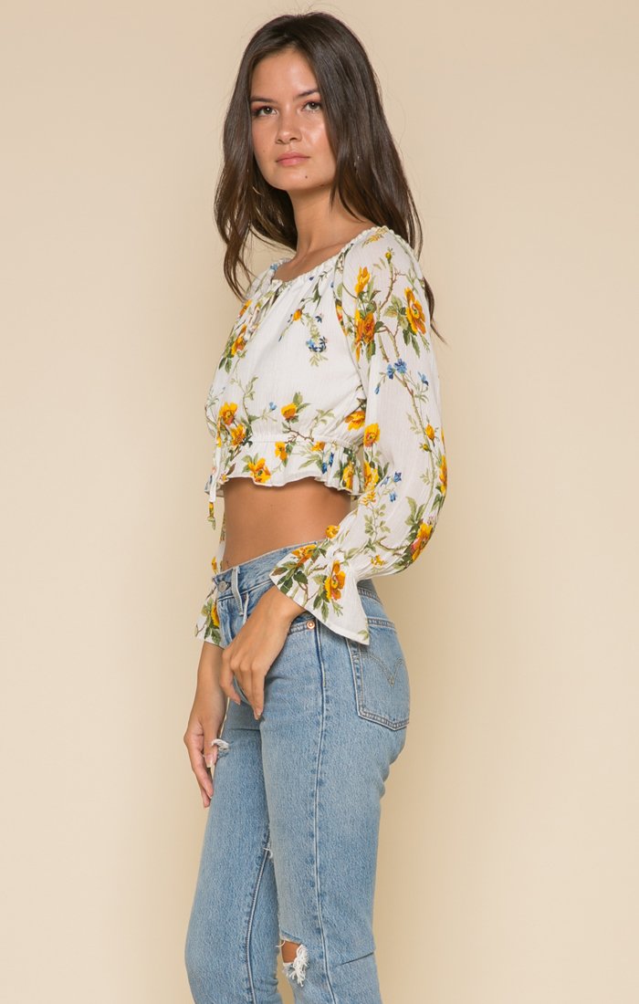 RAGA - Buttercup Fields Crop Top - 1 COLOR -