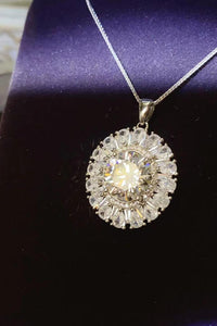 Thumbnail for 5 Carat Moissanite 925 Sterling Silver Necklace