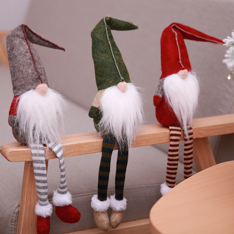 Long Leg Christmas Gnome - 19.7" - [5-10 DAY DELIVERY] - T - 3 COLORS -