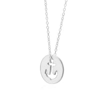 Thumbnail for Sincerely Silver - Anchor Necklace - Sterling Silver - 2 PENDANT SIZES -