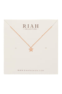 Thumbnail for Riah Fashion - Star Pendant Necklace - 3 FINISHES -