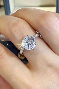 Thumbnail for 3 Carat Moissanite 925 Sterling Silver Ring