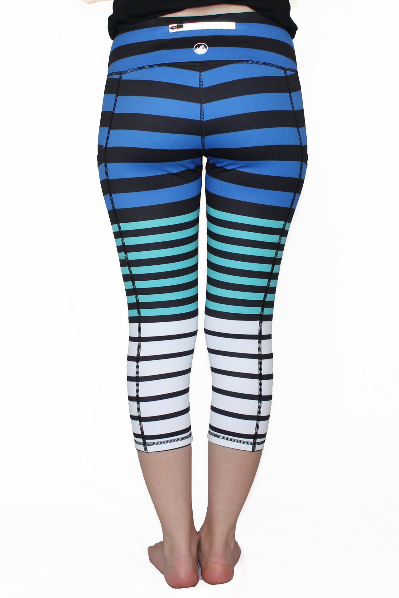 Belcorva - Arctic Stripe - Pocket Capri - ON SALE! - 1 COLOR -