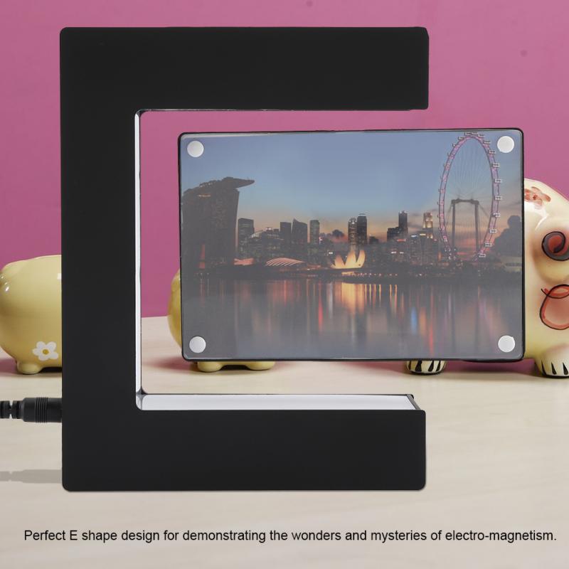 Electronic Magnetic Levitation Floating Photo Frame With LED Lights  - [29 DAY DELIVERY] -