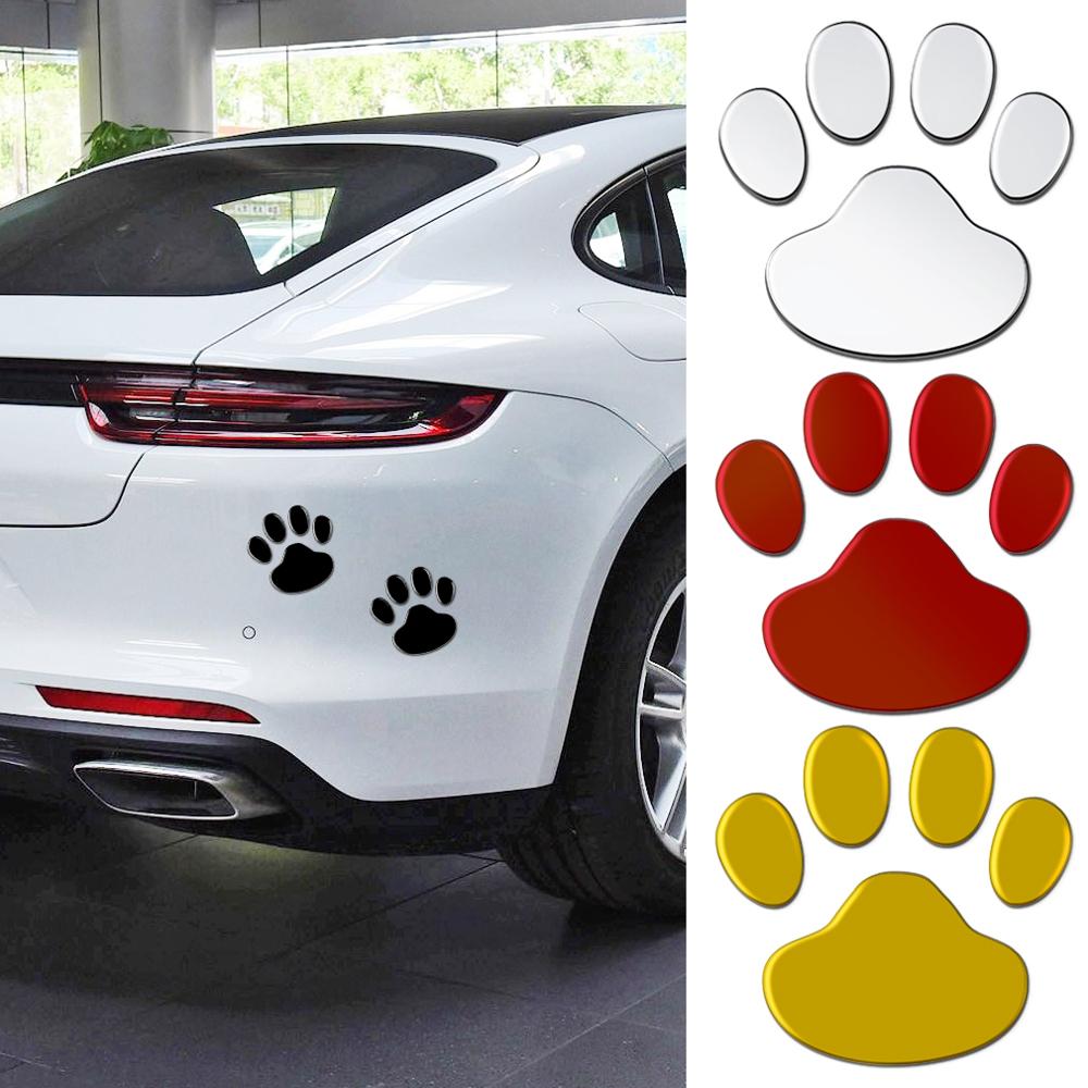 1 pair/Set 3D Stickers Paw - Bear Foot Prints Footprint Decal Car Stickers - [29 DAY DELIVERY] - 4 COLORS -