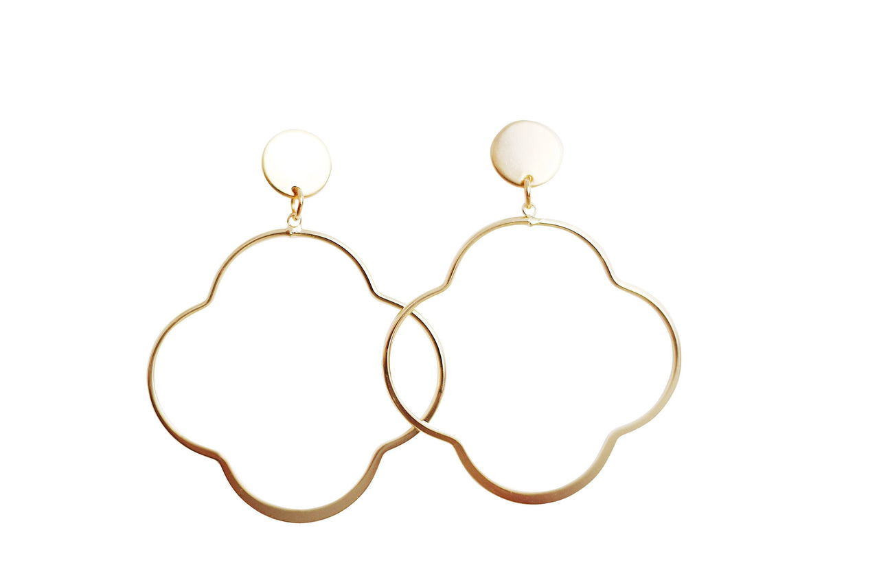 Christy Jean - Elena Gold Earrings -