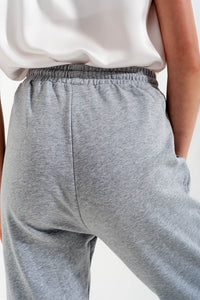 Thumbnail for Q2 - Joggers With Elastic Waist Band in Gray - 1 COLOR -