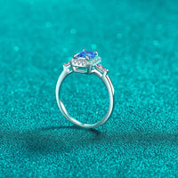 Thumbnail for 1 Carat Moissanite 925 Sterling Silver Ring