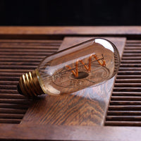 Thumbnail for Retro Dimmable LED Edison Bulb E27 3W Gold Spiral Filament ST64 G125 Ampoule LED Lamp Incandescent Chandelier Decorative Lighting - [15 DAY DELIVERY] - 13 BULB TYPES - 2 WATTAGES -