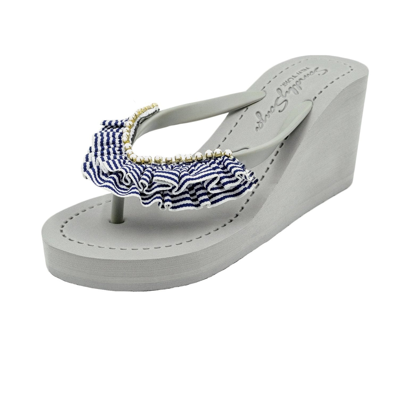 SAND BY SAYA N.Y. - Rockaway (Stripe) - Women's High Wedge - 3 COLORS -