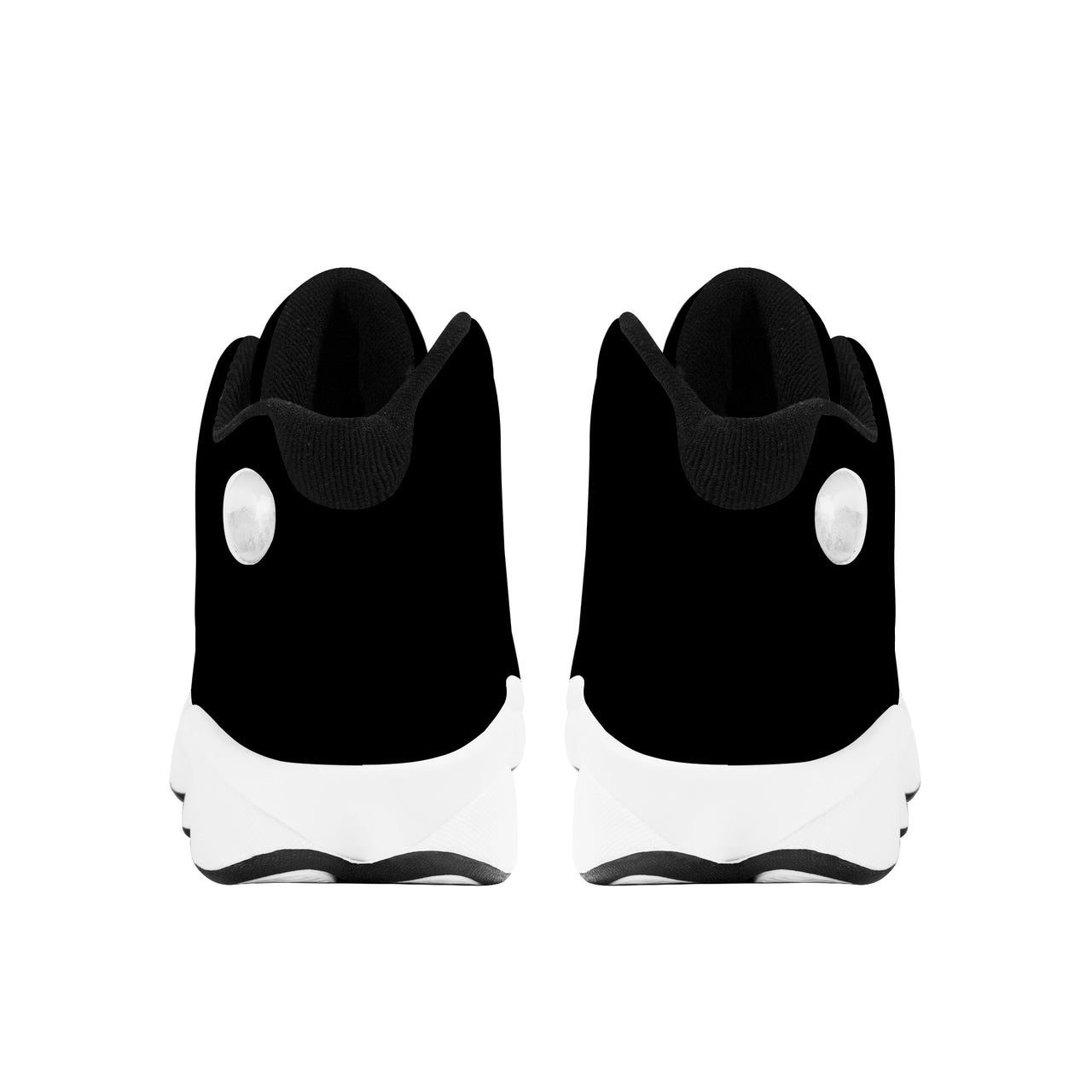 OOTO - EZ BLACK - SF_D89 Basketball Shoes - White soles - Black tread - 1 COLOR -