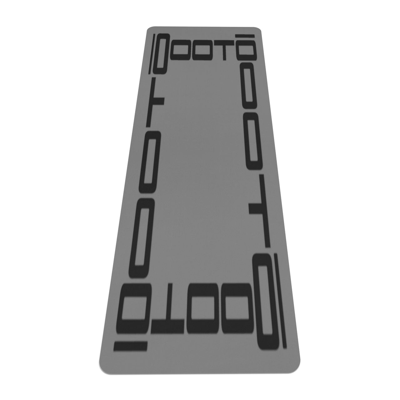 OOTO - Yoga Mat - Black frame on gray