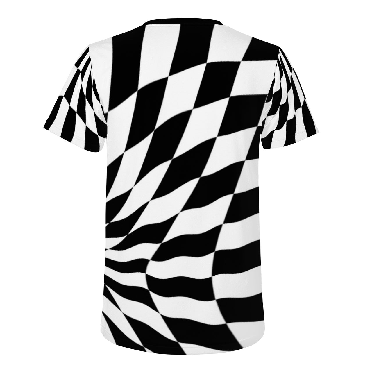 CHECKERED PAST - D61 Men's All Over Print T-Shirt - 1 COLOR -