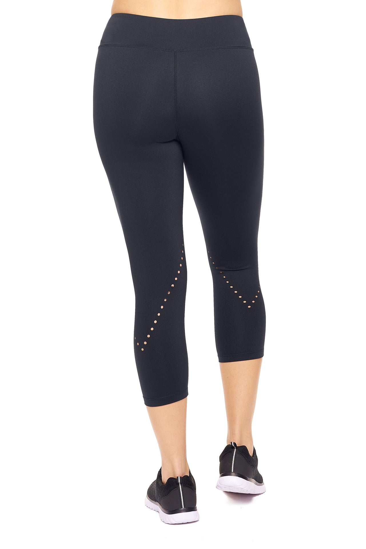 Women's Diamond Laser Cut Capri - 1 COLOR -