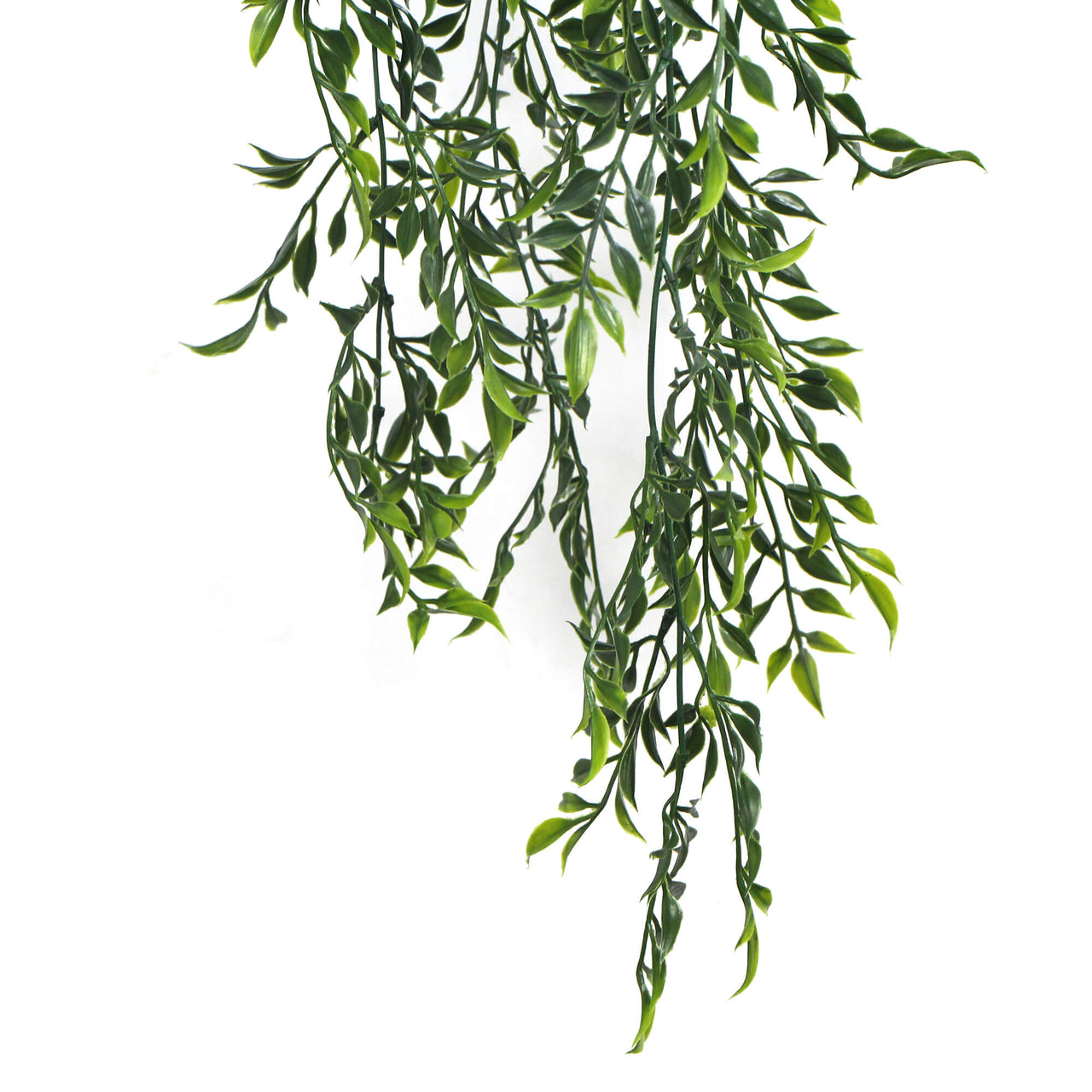 Artificial Hanging Flowering Ruscus Leaf Plant UV Resistant 130cm -