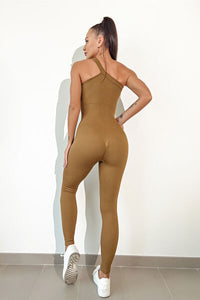 Thumbnail for Asymmetrical Neck Wide Strap Active Jumpsuit - T - 8 COLORS -