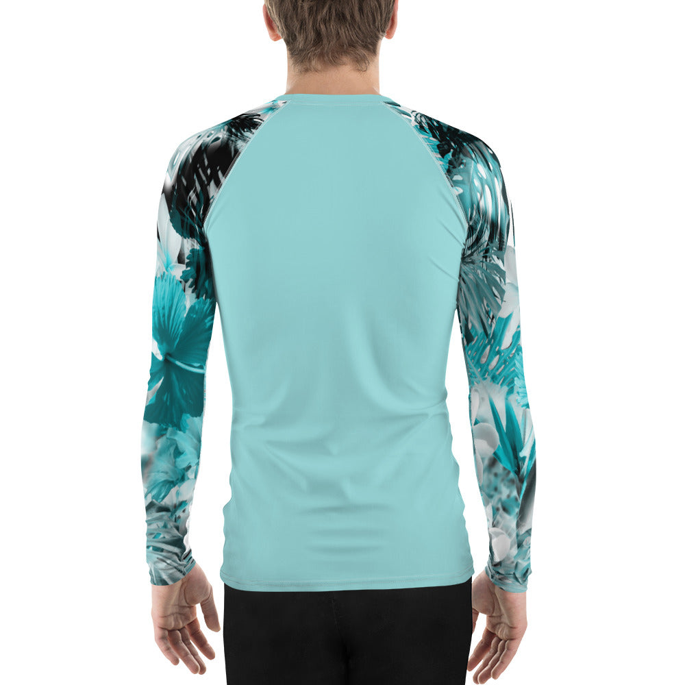 FYC - Men's Supply Co My Sundays Lt. Teal Performance Rash Guard UPF 40+ - 1 COLOR -