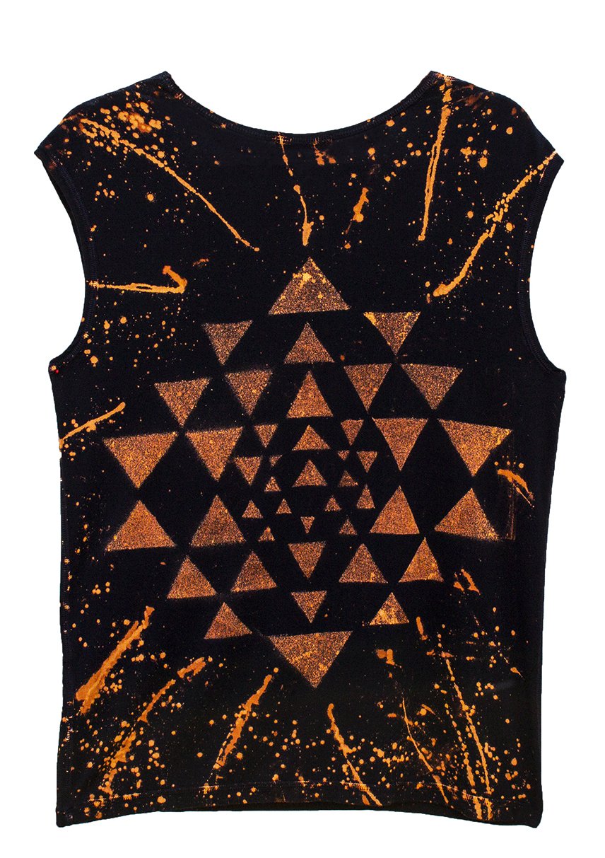 Luminous Being - Star Yantra Yoga Tee Black - 1 COLOR -