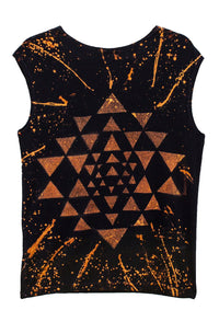 Thumbnail for Luminous Being - Star Yantra Yoga Tee Black - 1 COLOR -