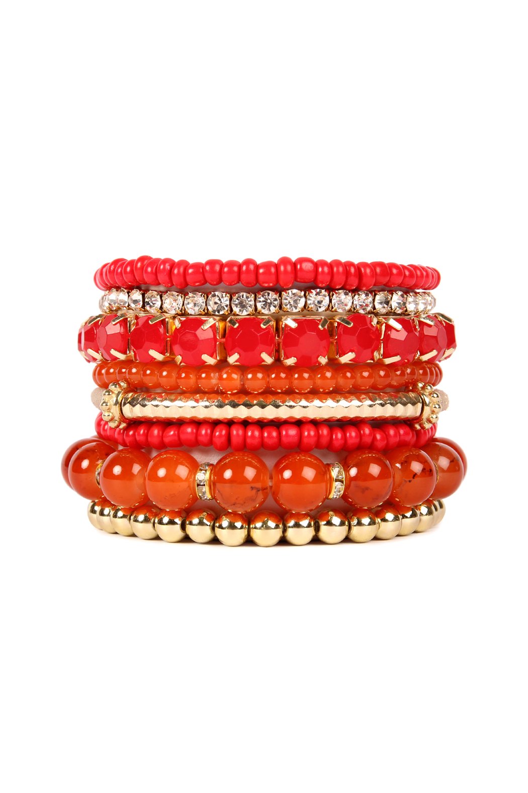 Multicolor Beaded Stretch Bracelet  - 26 COLORS