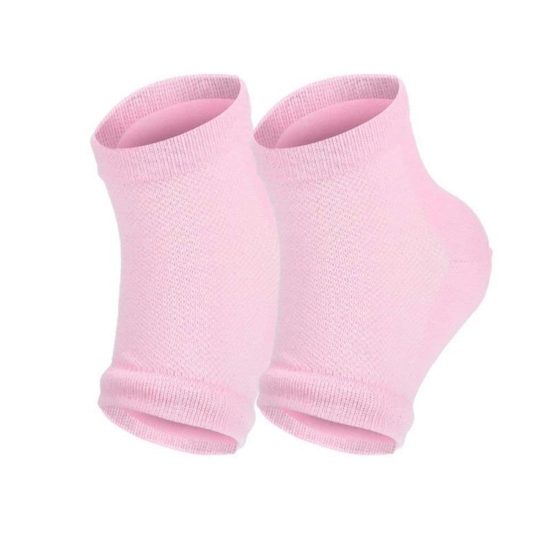 ML Delicate Beauty - Moisturizing Heel - Gel Pad Socks for Cracked Heel - Gel Sock 1 Pair/2pcs - 7 COLORS -