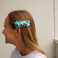 Thumbnail for SAND BY SAYA N.Y. - Spring Blue - Rhinestone Embellished Hair Pin - 1 COLOR -