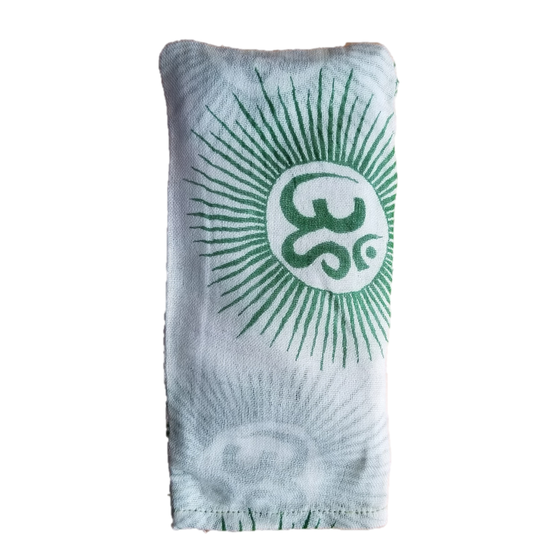 OMSutra - Silk Eye Pillow - Flax seed filled - OM Design - 4 COLORS -