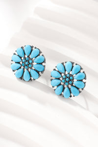 Thumbnail for Turquoise Stud Earrings - T - 8 STYLES -