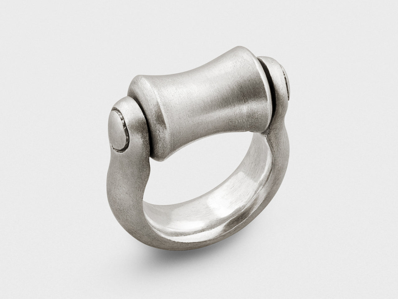 Snake Bones - "Roller" Ring in Sterling Silver -