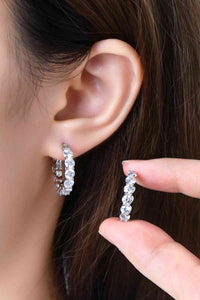 Thumbnail for 7.2 Carat Moissanite 925 Sterling Silver Earrings