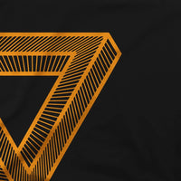 Thumbnail for The Penrose Triangle From a Journey Through Time - DARK T-Shirt