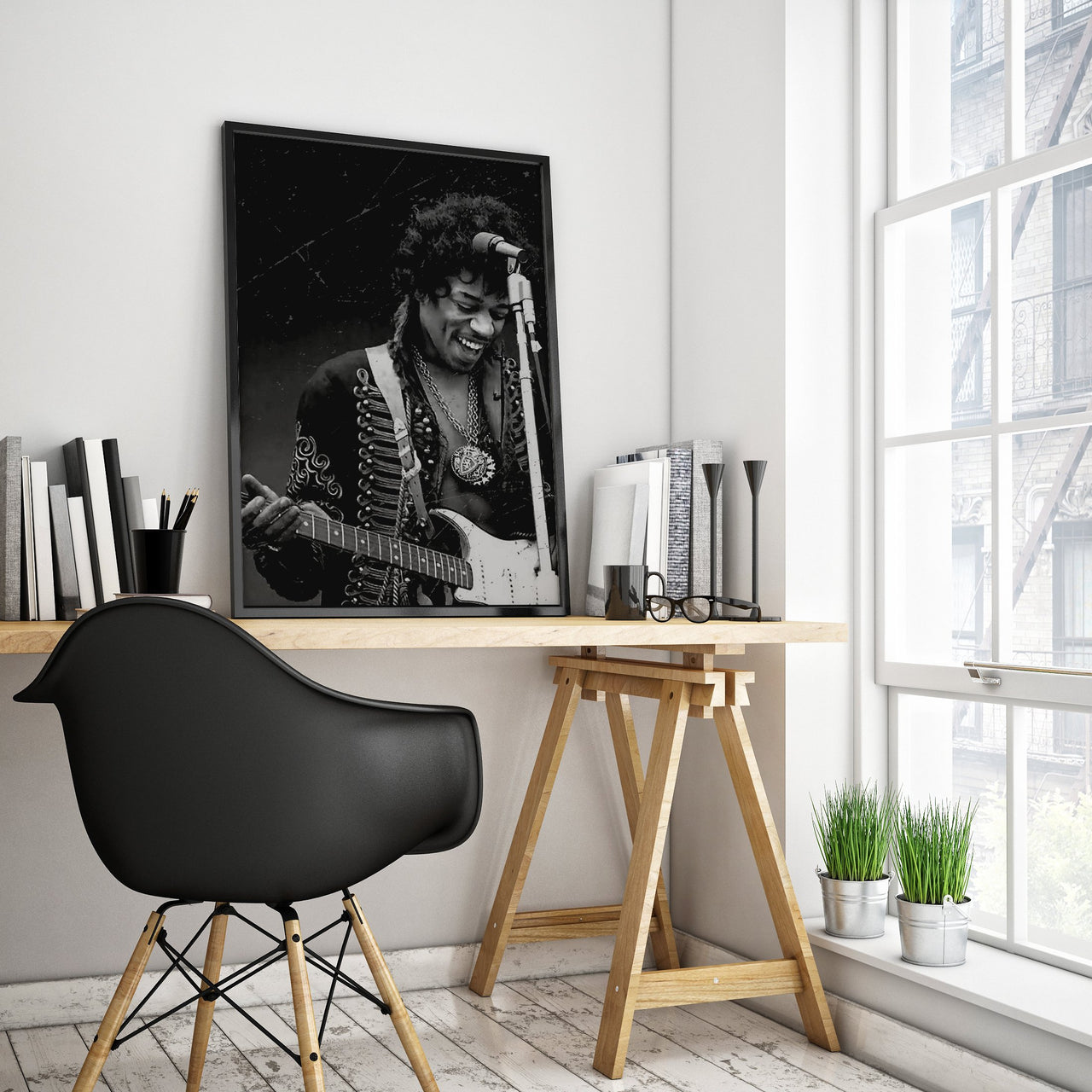 Jimi Hendrix - USA printed - 4 SIZES -