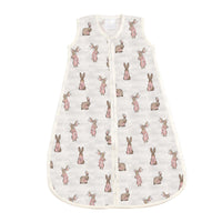 Thumbnail for Newcastle - Powder Pink Bunnies Bamboo Sleep Sack - 1 COLOR -