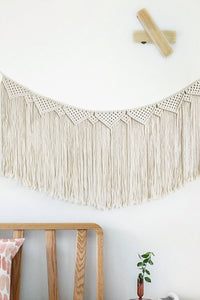 Thumbnail for Macrame Fringe Wall Hanging Decor - 43.3