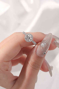 Thumbnail for 1 Carat Moissanite Round Shape Ring