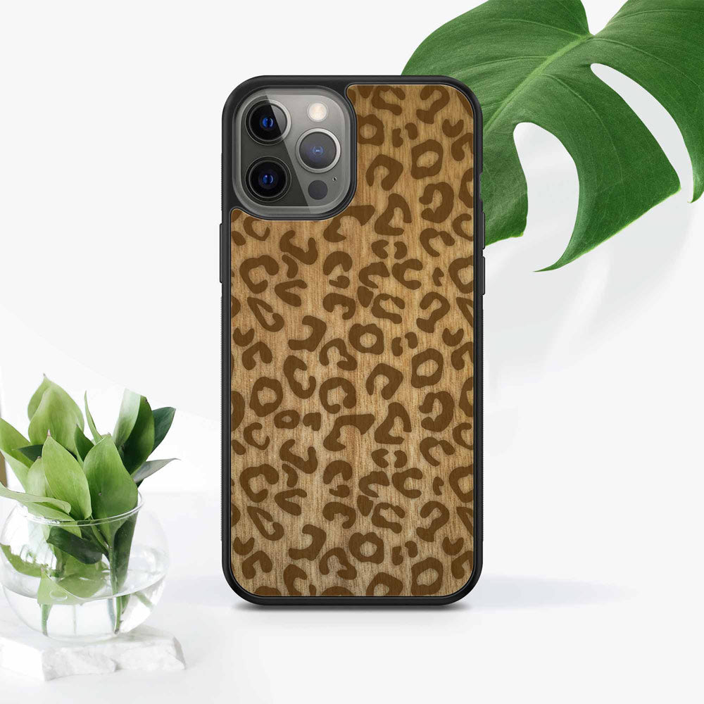 MMORE - Cheetah Print - Wooden phone case - FITS 56 PHONES - FIND YOURS! -