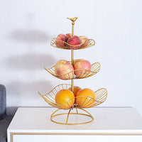 Thumbnail for Iron Fruit Basket Stand - 3 Tier Fruit Trays - Cake Trays - Dessert / Snacks Trays - Vegetables - Snacks Storage Tray Stand - [28 DAY DELIVERY] - 11 COLORS/SHAPES/DESIGNS - CHECK 'EM OUT! -