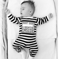 Thumbnail for Just Done 9 Months Inside® New Born Baby Grow- Baby Shower Gift - Coming Home Outfit  by Lazy Baby® -