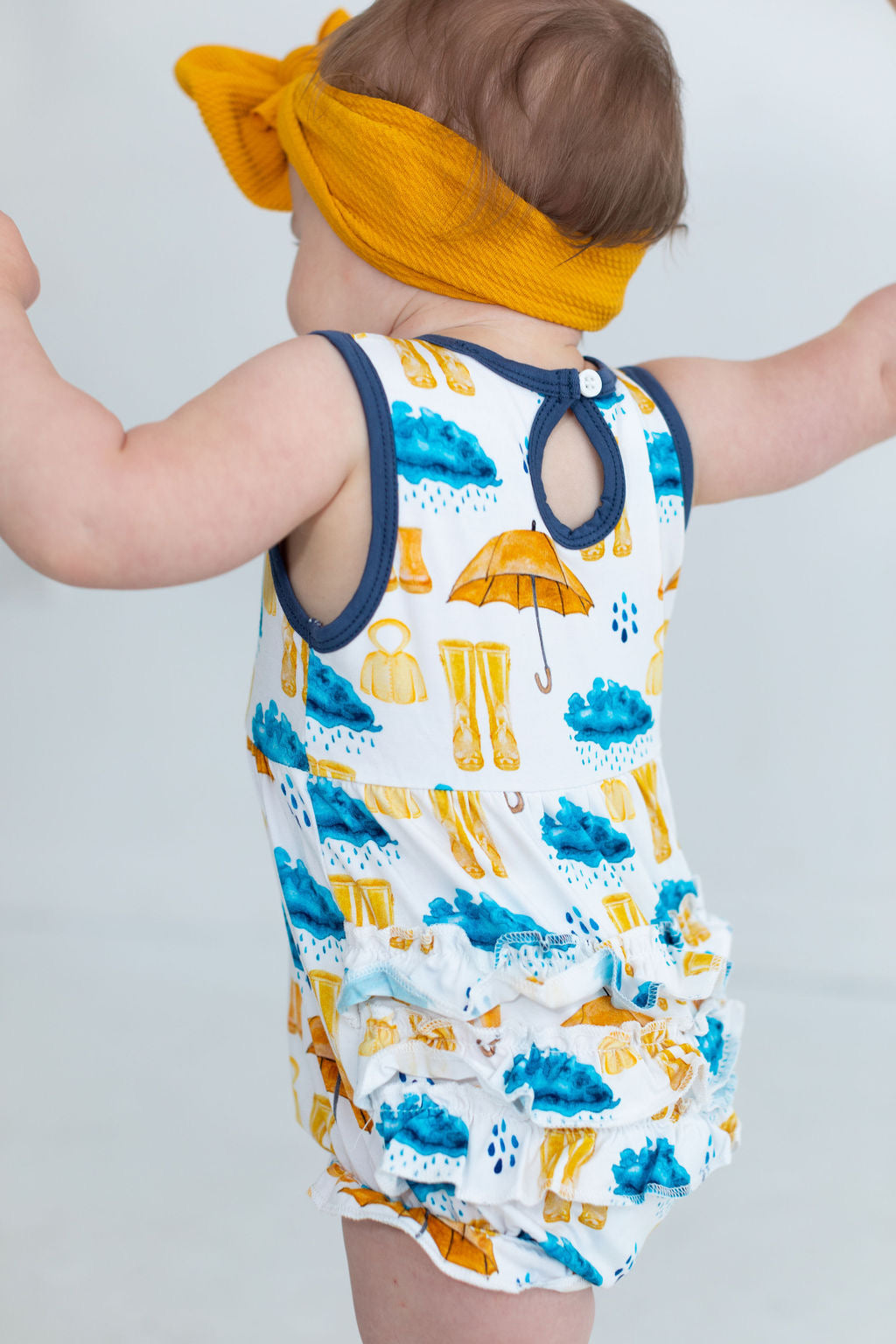 Eclipse Kids - Bubble Romper - Rainy Days -