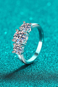 Thumbnail for Stylish 925 Sterling Silver Moissanite Ring