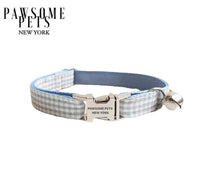 Thumbnail for Dog & Cat Collar - Charcoal Grey Stripe -