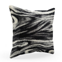 Thumbnail for Plutus Black White Galaxy Animal Faux Fur Luxury Throw Pillow - 10 SIZES -