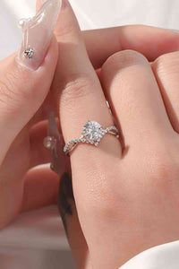 Thumbnail for 1 Carat Moissanite 925 Sterling Silver Ring