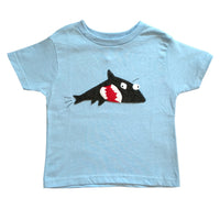 Thumbnail for Kids T-Shirt - Shark + Fish - Mi Cielo X Matthew Langille - 1 COLOR