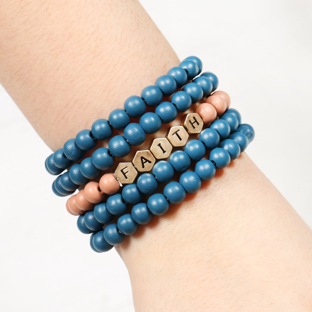 "Faith" Multiline Bracelet