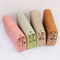 Thumbnail for Double Zipper Fashion Wallet - 9 COLORS -