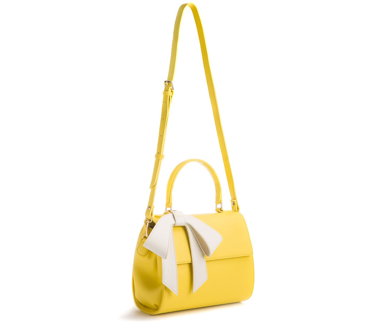 GUNAS NEW YORK - Cottontail - Yellow Vegan Leather Bag - 1 COLOR -