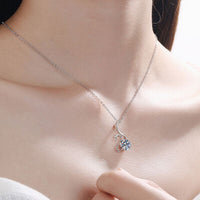 Thumbnail for 2 Carat Moissanite 925 Sterling Silver Necklace