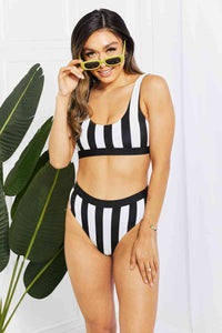 Thumbnail for Striped Tank High Waist Bikini - T - 3 COLORS -